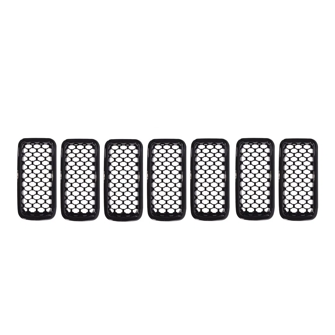 IWCGI503BLK – COAST2COAST Grille Insert, Grill Overlay Mesh OEM Look Painted Gloss Black ABS Plastic